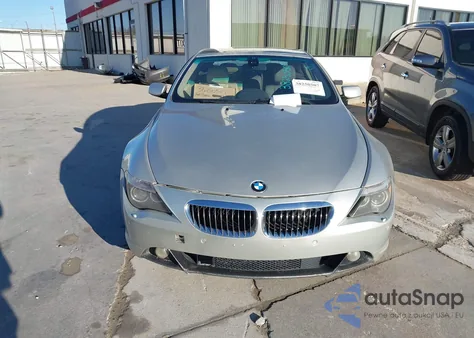 2005 BMW 6 Series 645Ci from USA, damaged, VIN WBAEH73485B191777